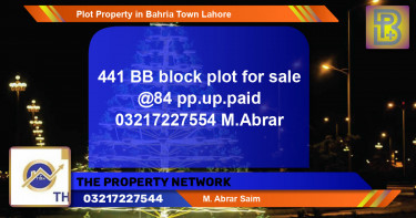 Residential Plot for Sale in Bahria Town, Lahore - (BP-64249)