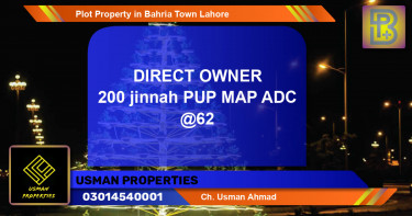 Residential Plot for Sale in Bahria Town, Lahore - (BP-64269)
