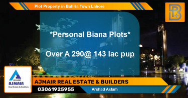 Residential Plot for Sale in Bahria Town, Lahore - (BP-64286)