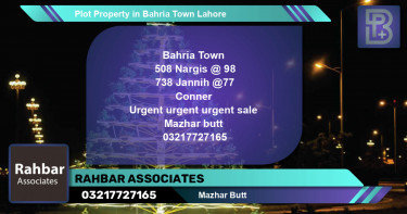 Residential Plot for Sale in Bahria Town, Lahore - (BP-64294)