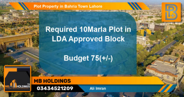 Residential Plot for Sale in Bahria Town, Lahore - (BP-64299)