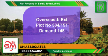 Residential Plot for Sale in Bahria Town, Lahore - (BP-64359)