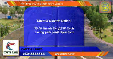 Residential Plot for Sale in Bahria Town, Lahore - (BP-64410)