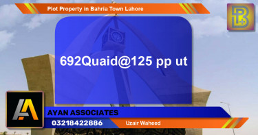 Residential Plot for Sale in Bahria Town, Lahore - (BP-64418)
