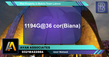 Residential Plot for Sale in Bahria Town, Lahore - (BP-64434)