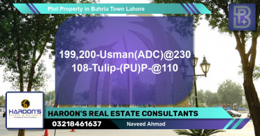 Residential Plot for Sale in Bahria Town, Lahore - (BP-64448)