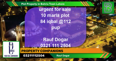 Residential Plot for Sale in Bahria Town, Lahore - (BP-64462)