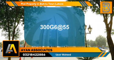 Residential Plot for Sale in Bahria Town, Lahore - (BP-64470)