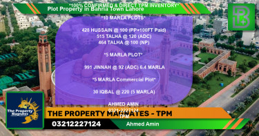 Commercial Plot for Sale in Bahria Town, Lahore - (BP-64480)