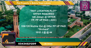 Residential Plot for Sale in Bahria Town, Lahore - (BP-64520)