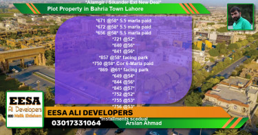 Residential Plot for Sale in Bahria Town, Lahore - (BP-64597)