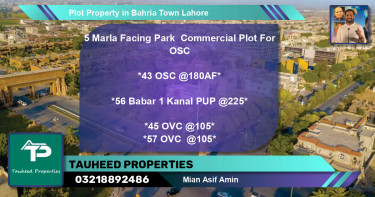 Commercial Plot for Sale in Bahria Town, Lahore - (BP-64633)