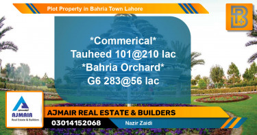 Residential Plot for Sale in Bahria Town, Lahore - (BP-64661)