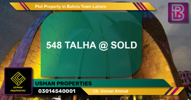 Residential Plot for Sale in Bahria Town, Lahore - (BP-64662)