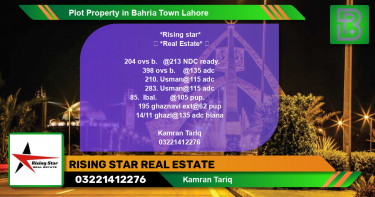 Residential Plot for Sale in Bahria Town, Lahore - (BP-64704)