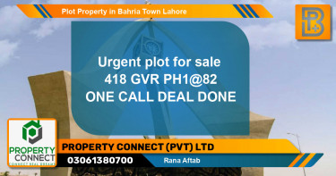 Residential Plot for Sale in Bahria Town, Lahore - (BP-64707)