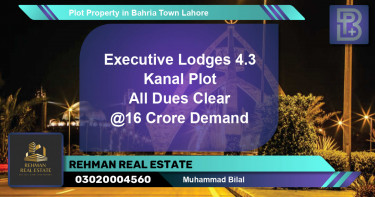 Residential Plot for Sale in Bahria Town, Lahore - (BP-64717)