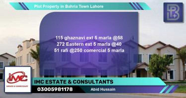 Residential Plot for Sale in Bahria Town, Lahore - (BP-64720)