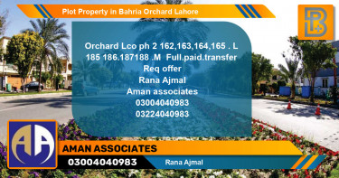 Residential Plot for Sale in Bahria Orchard, Lahore - (BP-64742)