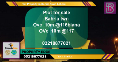Residential Plot for Sale in Bahria Town, Lahore - (BP-64749)