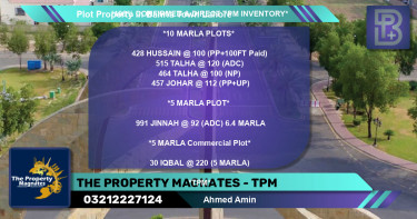Commercial Plot for Sale in Bahria Town, Lahore - (BP-64755)