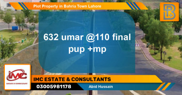 Residential Plot for Sale in Bahria Town, Lahore - (BP-64771)