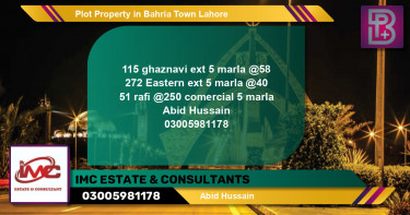 Residential Plot for Sale in Bahria Town, Lahore - (BP-64784)
