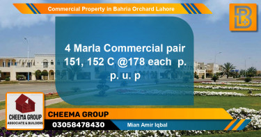 Commercial Property for Sale in Bahria Orchard, Lahore - (BP-64802)