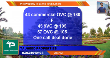 Commercial Plot for Sale in Bahria Town, Lahore - (BP-64825)