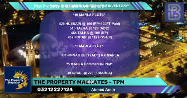 Commercial Plot for Sale in Bahria Town, Lahore - (BP-64831)