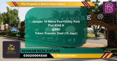 Residential Plot for Sale in Bahria Town, Lahore - (BP-64849)