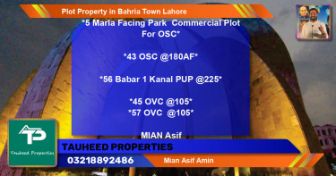 Commercial Plot for Sale in Bahria Town, Lahore - (BP-64865)