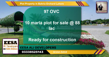 Residential Plot for Sale in Bahria Orchard, Lahore - (BP-64870)