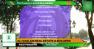 Residential Plot for Sale in Bahria Town, Lahore - (BP-64872)