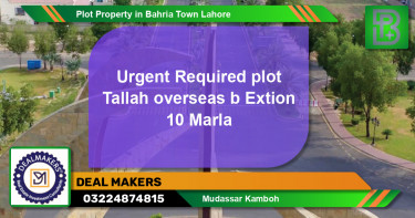 Residential Plot for Sale in Bahria Town, Lahore - (BP-64888)