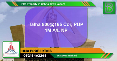 Residential Plot for Sale in Bahria Town, Lahore - (BP-64898)