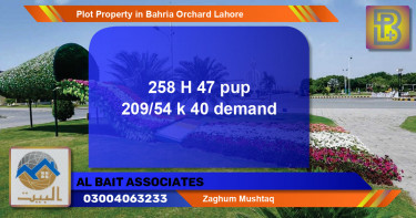 Residential Plot for Sale in Bahria Orchard, Lahore - (BP-64922)