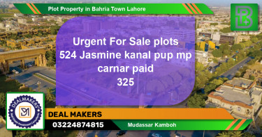Residential Plot for Sale in Bahria Town, Lahore - (BP-64925)