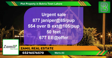 Residential Plot for Sale in Bahria Town, Lahore - (BP-64937)