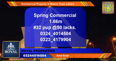 Commercial Property for Sale in Bahria Town, Lahore - (BP-64950)
