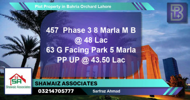 Residential Plot for Sale in Bahria Orchard, Lahore - (BP-64960)