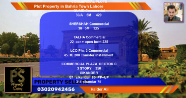 Commercial Plot for Sale in Bahria Town, Lahore - (BP-64973)
