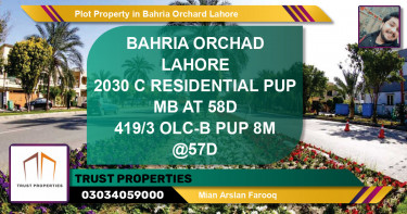 Residential Plot for Sale in Bahria Orchard, Lahore - (BP-64988)