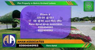 Residential Plot for Sale in Bahria Orchard, Lahore - (BP-65016)