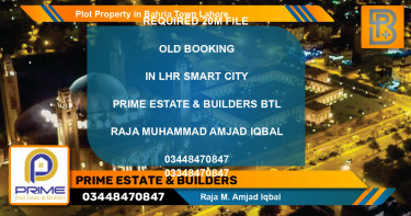Residential Plot for Sale in Bahria Town, Lahore - (BP-65031)