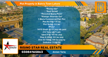 Commercial Plot for Sale in Bahria Town, Lahore - (BP-65059)