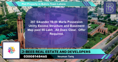 Residential Plot for Sale in Bahria Town, Lahore - (BP-65093)