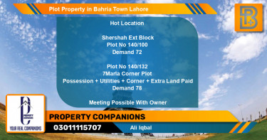 Residential Plot for Sale in Bahria Town, Lahore - (BP-65102)