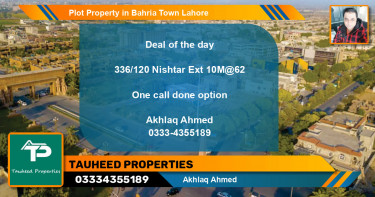 Residential Plot for Sale in Bahria Town, Lahore - (BP-65117)
