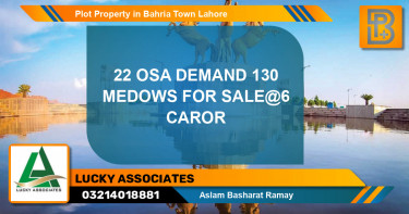 Residential Plot for Sale in Bahria Town, Lahore - (BP-65133)